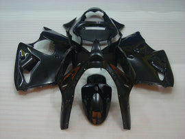 Schwarz glänzend, ohne Aufkleber – Verkleidungssatz für NINJA ZX-6R 00–02