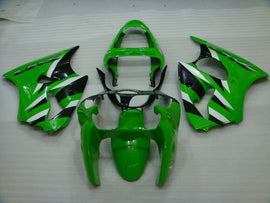 Grün-schwarzer Factory Style – NINJA ZX-6R 00-02 Verkleidungssatz