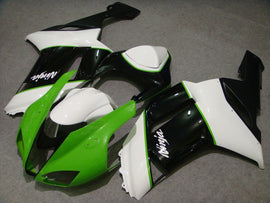 Weiß, Grün und Schwarz Factory Style - NINJA ZX-6R 07-08 Verkleidungskit