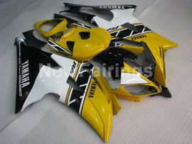 Yellow and White Black Factory Style - YZF-R6 08-16 Fairing Kit Vehicles & Parts > Vehicle Parts & Accessories > Motor