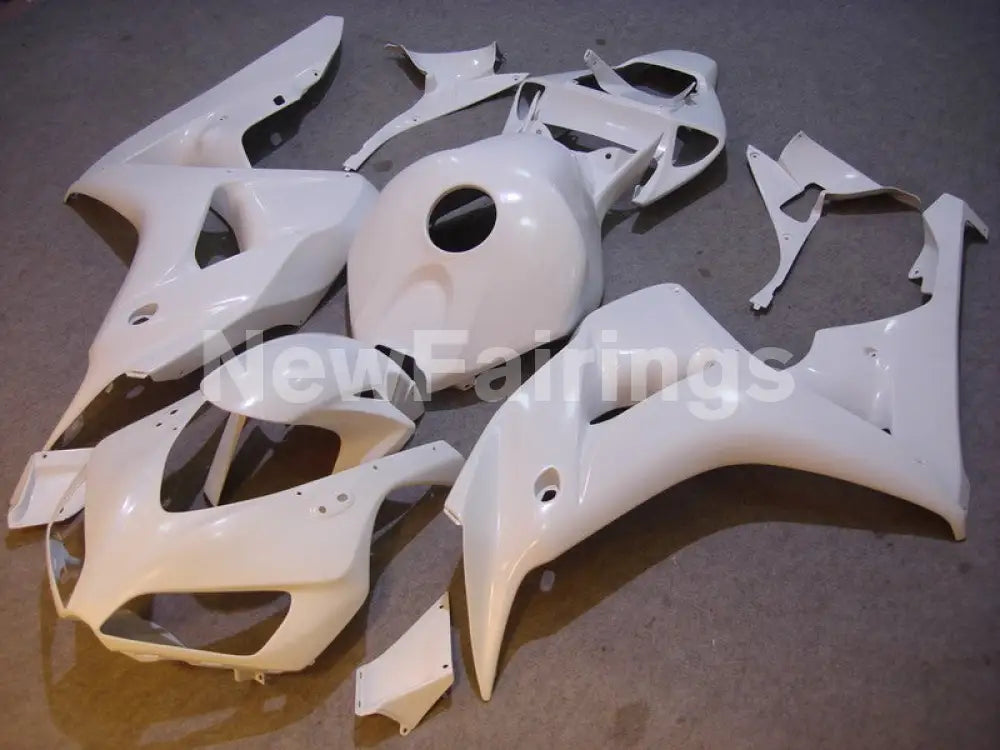 All White No decals - CBR1000RR 06-07 Fairing Kit