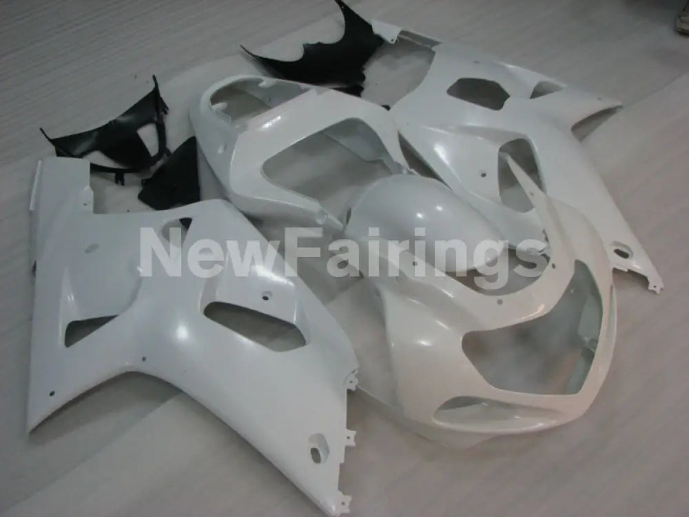 All White No decals - GSX-R600 01-03 Fairing Kit