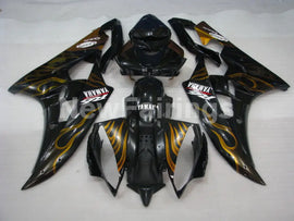 Black and Golden Flame- YZF-R6 06-07 Fairing Kit Vehicles & Parts > Vehicle Parts & Accessories > Motor Vehicle Parts >