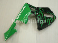 Laden Sie das Bild in den Galerie-Viewer, Black and Green Flame - CBR600RR 03-04 Fairing Kit -