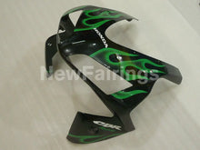 Laden Sie das Bild in den Galerie-Viewer, Black and Green Flame - CBR600RR 03-04 Fairing Kit -