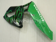 Laden Sie das Bild in den Galerie-Viewer, Black and Green Flame - CBR600RR 03-04 Fairing Kit -