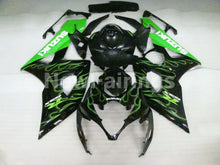 Laden Sie das Bild in den Galerie-Viewer, Black and Green Flame - GSX - R1000 05 - 06 Fairing Kit
