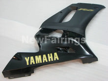 Laden Sie das Bild in den Galerie-Viewer, Black and Matte Black with Gold Decals Factory Style - YZF-R6 98-02 Fairing Kit Vehicles &amp; Parts &gt; Vehicle Parts &amp;