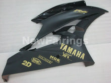 Laden Sie das Bild in den Galerie-Viewer, Black and Matte Black with Gold Stickers Factory Style - YZF-R6 06-07 Fairing Kit Vehicles &amp; Parts &gt; Vehicle Parts &amp;