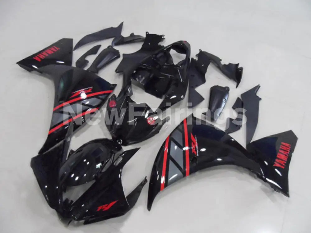 Black and Red Factory Style - YZF-R1 12-14 Fairing Kit