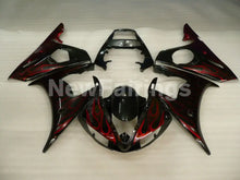 Laden Sie das Bild in den Galerie-Viewer, Black and Red Flame Without Decals - YZF-R6 03-04 Fairing Kit Vehicles &amp; Parts &gt; Vehicle Parts &amp; Accessories &gt; Motor