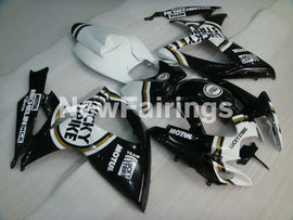 Black and White Lucky Strike - GSX-R600 06-07 Fairing Kit -