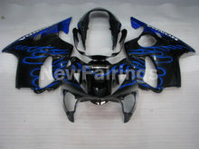 Laden Sie das Bild in den Galerie-Viewer, Black and Blue Flame - CBR600 F4 99-00 Fairing Kit -