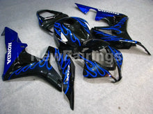 Laden Sie das Bild in den Galerie-Viewer, Black and Blue Flame - CBR600RR 07-08 Fairing Kit - Vehicles