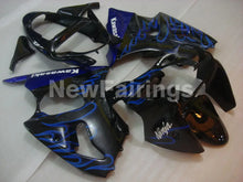 Laden Sie das Bild in den Galerie-Viewer, Black and Blue Flame NINJA ZX 6R 00 02 Fairing Kit Vehicles