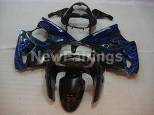 Laden Sie das Bild in den Galerie-Viewer, Black and Blue Flame NINJA ZX 6R 00 02 Fairing Kit Vehicles