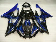 Laden Sie das Bild in den Galerie-Viewer, Black and Blue Flame - YZF-R6 08-16 Fairing Kit Vehicles &amp; Parts > Vehicle Parts &amp; Accessories > Motor Vehicle Parts >