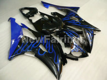 Laden Sie das Bild in den Galerie-Viewer, Black and Blue Flame - YZF-R6 08-16 Fairing Kit Vehicles &amp; Parts > Vehicle Parts &amp; Accessories > Motor Vehicle Parts >