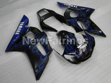 Laden Sie das Bild in den Galerie-Viewer, Black and Blue Flame - YZF-R6 98-02 Fairing Kit Vehicles &amp; Parts > Vehicle Parts &amp; Accessories > Motor Vehicle Parts >