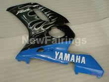 Laden Sie das Bild in den Galerie-Viewer, Black and Blue Grey Flame - YZF-R6 98-02 Fairing Kit Vehicles &amp; Parts > Vehicle Parts &amp; Accessories > Motor Vehicle