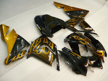 Bild in der Galerieansicht laden, Black and Golden Flame - NINJA ZX-10R 04-05 Fairing Kit