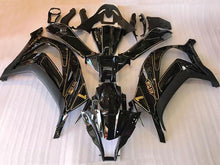 Laden Sie das Bild in den Galerie-Viewer, Black with Golden Stickers Factory Style - NINJA ZX-10R