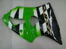 Laden Sie das Bild in den Galerie-Viewer, Black Green Factory Style - NINJA ZX-6R 00-02 Fairing Kit