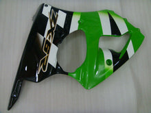 Laden Sie das Bild in den Galerie-Viewer, Black Green Factory Style - NINJA ZX-6R 00-02 Fairing Kit