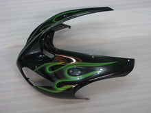 Bild in der Galerieansicht laden, Black and Green Flame - NINJA ZX-10R 06-07 Fairing Kit