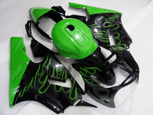 Laden Sie das Bild in den Galerie-Viewer, Black and Green Flame - NINJA ZX-12R 00-01 Fairing Kit