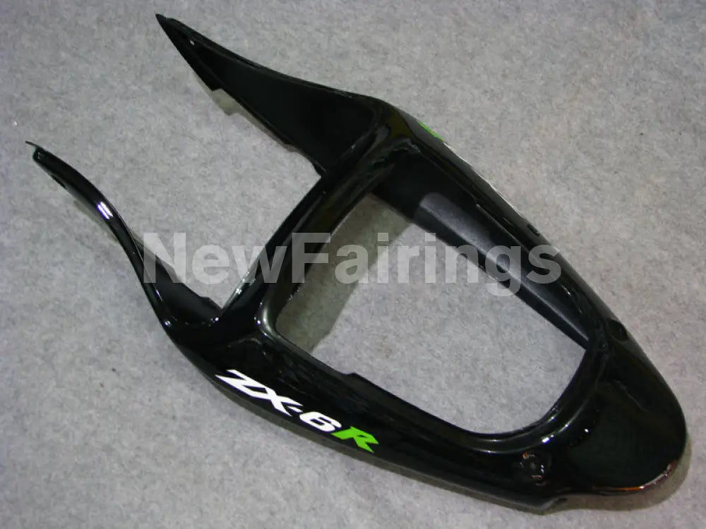Black and Green Flame NINJA ZX 6R 00 02 Fairing Kit