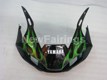 Laden Sie das Bild in den Galerie-Viewer, Black and Green Flame - YZF-R6 98-02 Fairing Kit Vehicles &amp; Parts > Vehicle Parts &amp; Accessories > Motor Vehicle Parts >