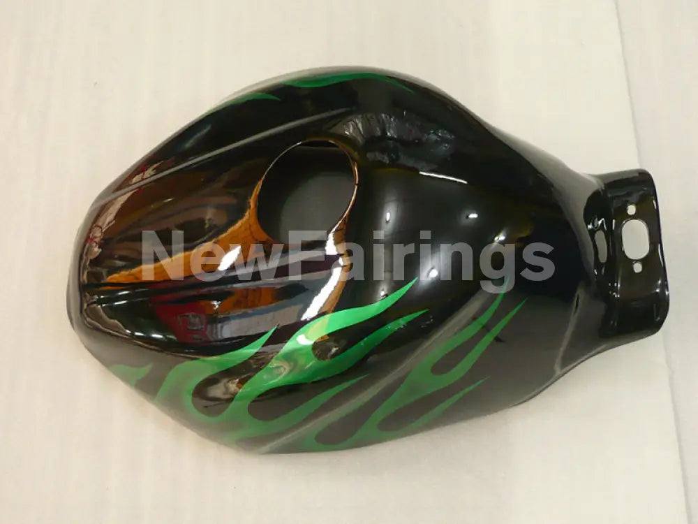 Black and Green Flame - YZF600R Thundercat 96-07 Fairing Kit Vehicles & Parts > Vehicle Parts & Accessories > Motor