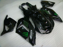 Laden Sie das Bild in den Galerie-Viewer, Black and Green Monster - NINJA ZX-14R 06-11 Fairing Kit