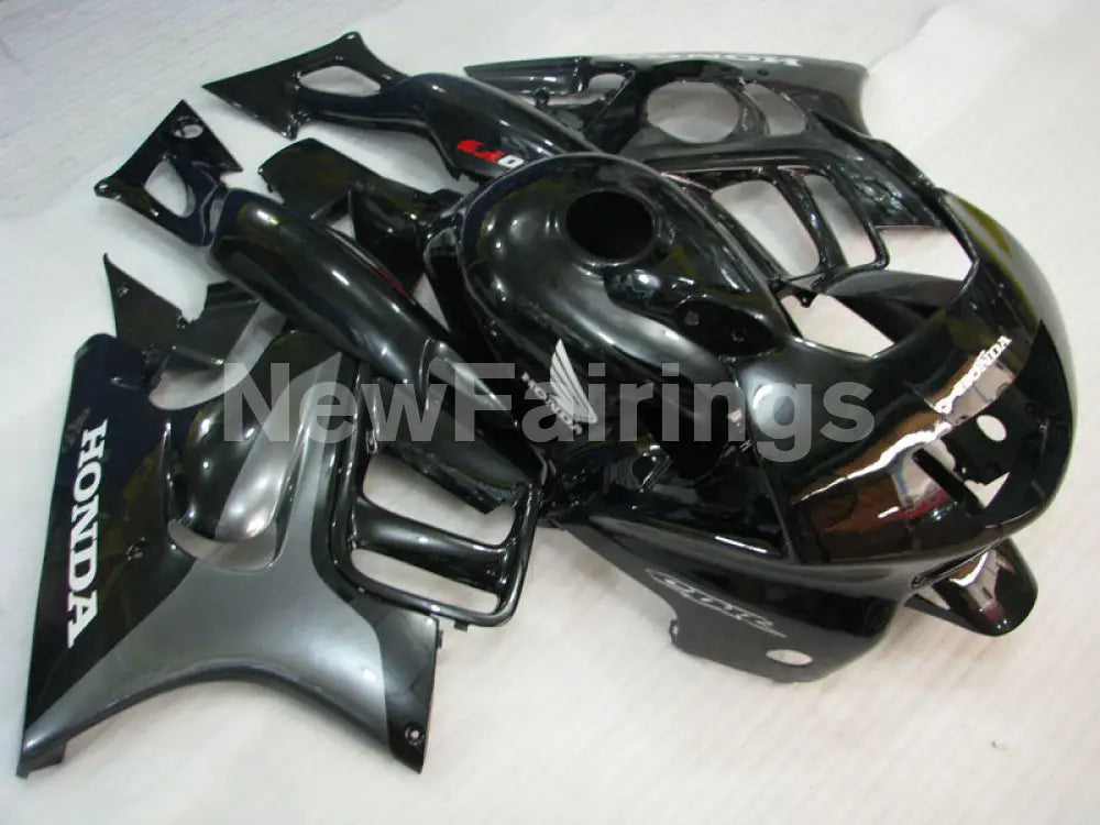 Black and Grey Factory Style - CBR600 F3 95-96 Fairing Kit