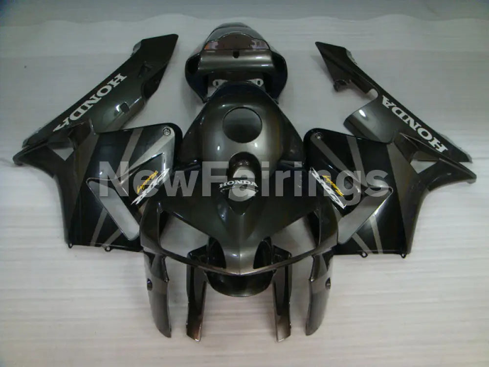 Black and Grey Factory Style - CBR600RR 05-06 Fairing Kit -