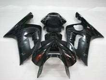 Laden Sie das Bild in den Galerie-Viewer, Black and Grey Flame - NINJA ZX-6R 03-04 Fairing Kit