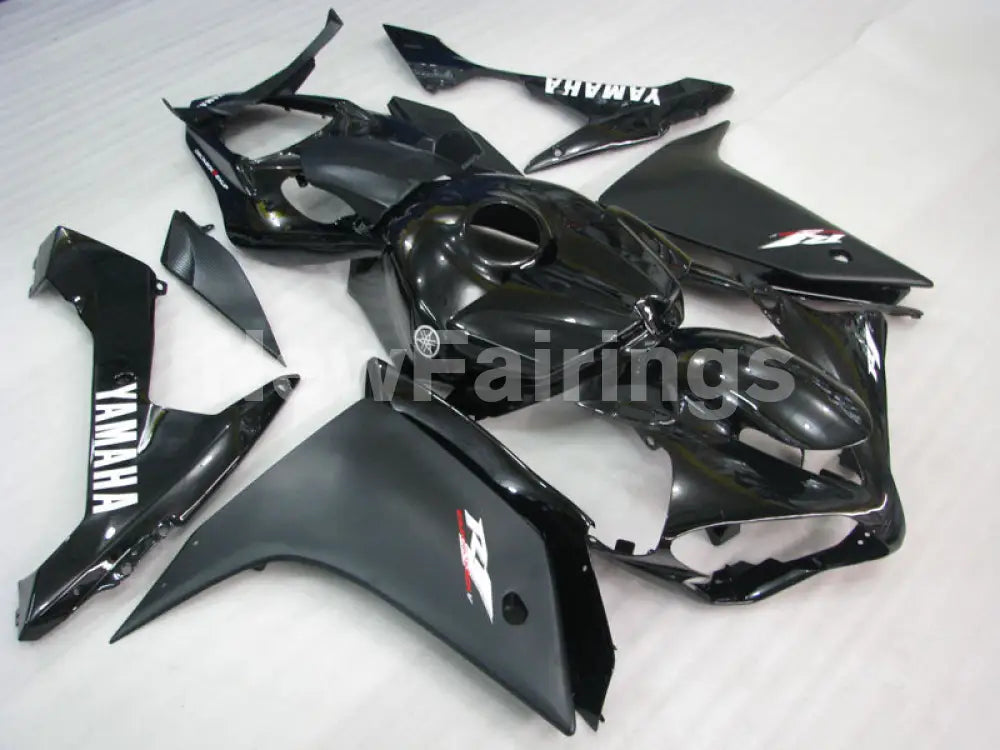 Black and Matte Black Factory Style - YZF-R1 07-08 Fairing Kit