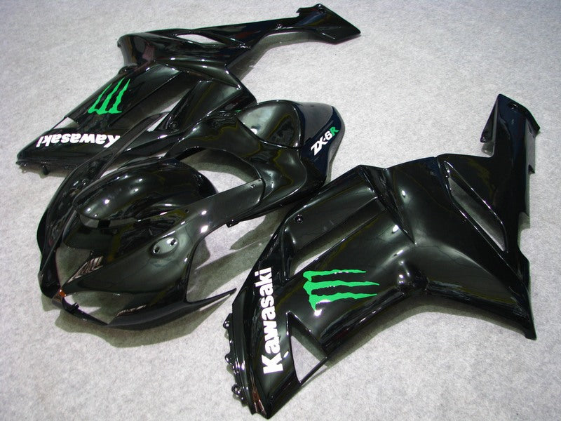 Black Monster - NINJA ZX-6R 07-08 Fairing Kit - Vehicles &