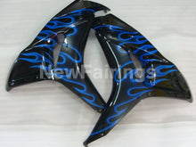 Laden Sie das Bild in den Galerie-Viewer, Black Orange and Blue Flame - CBR1000RR 06-07 Fairing Kit -