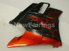 Laden Sie das Bild in den Galerie-Viewer, Black and Orange Flame - CBR600 F2 91-94 Fairing Kit -