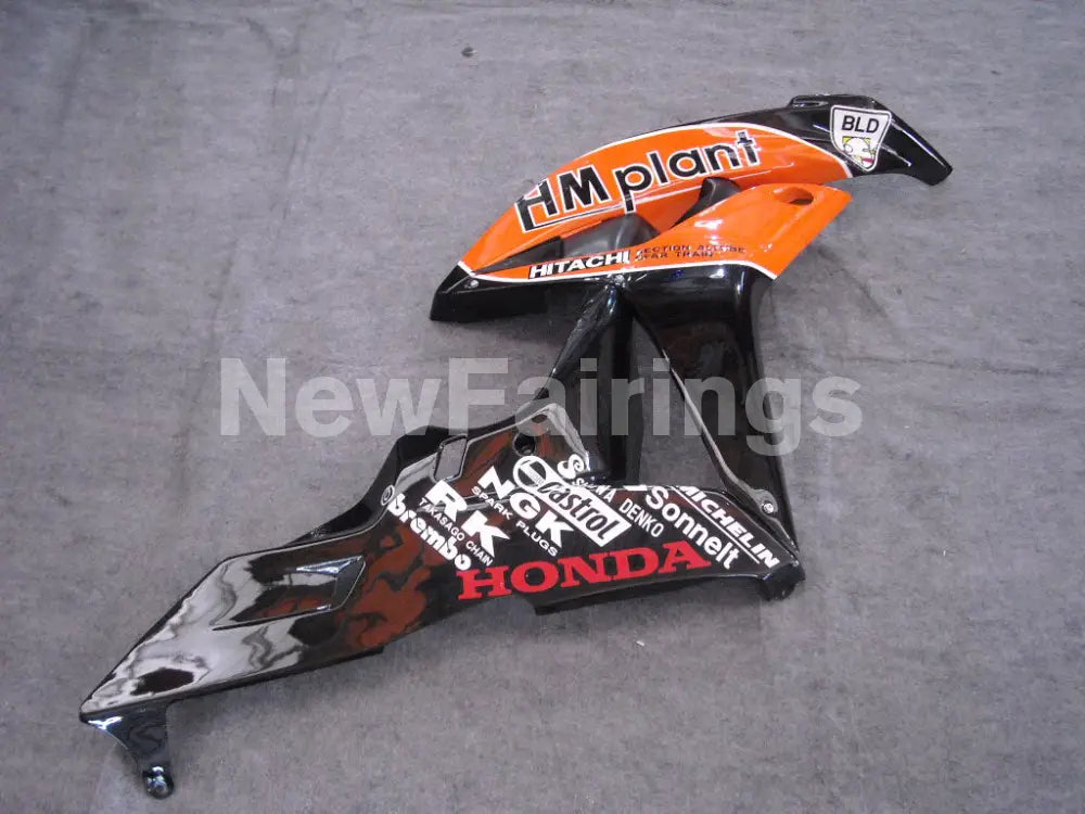 Black and Orange HM plant - CBR600RR 07-08 Fairing Kit