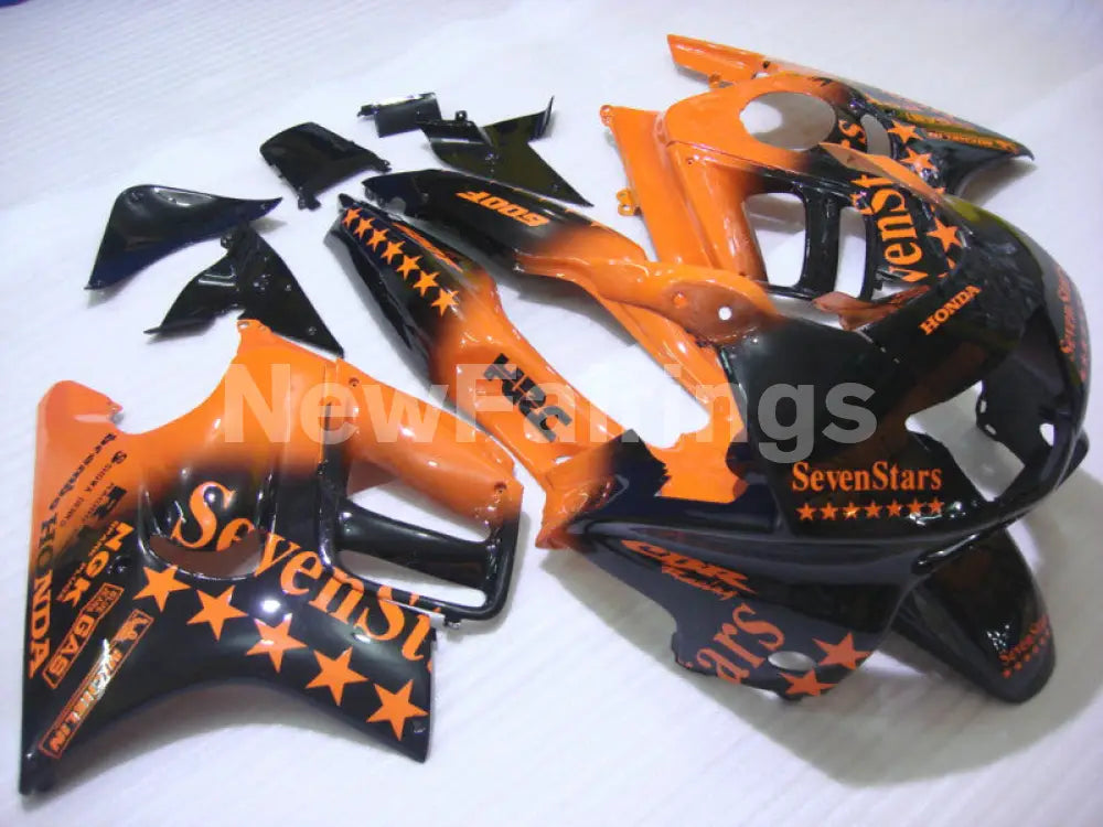 Black and Orange SevenStars - CBR600 F3 95-96 Fairing Kit