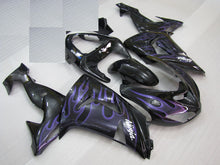 Bild in der Galerieansicht laden, Black and Purple Flame - NINJA ZX-10R 06-07 Fairing Kit