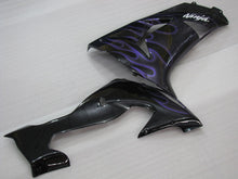 Bild in der Galerieansicht laden, Black and Purple Flame - NINJA ZX-10R 06-07 Fairing Kit