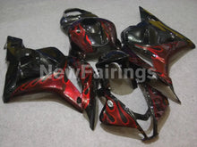 Laden Sie das Bild in den Galerie-Viewer, Black and Red no decal Flame - CBR600RR 09-12 Fairing Kit