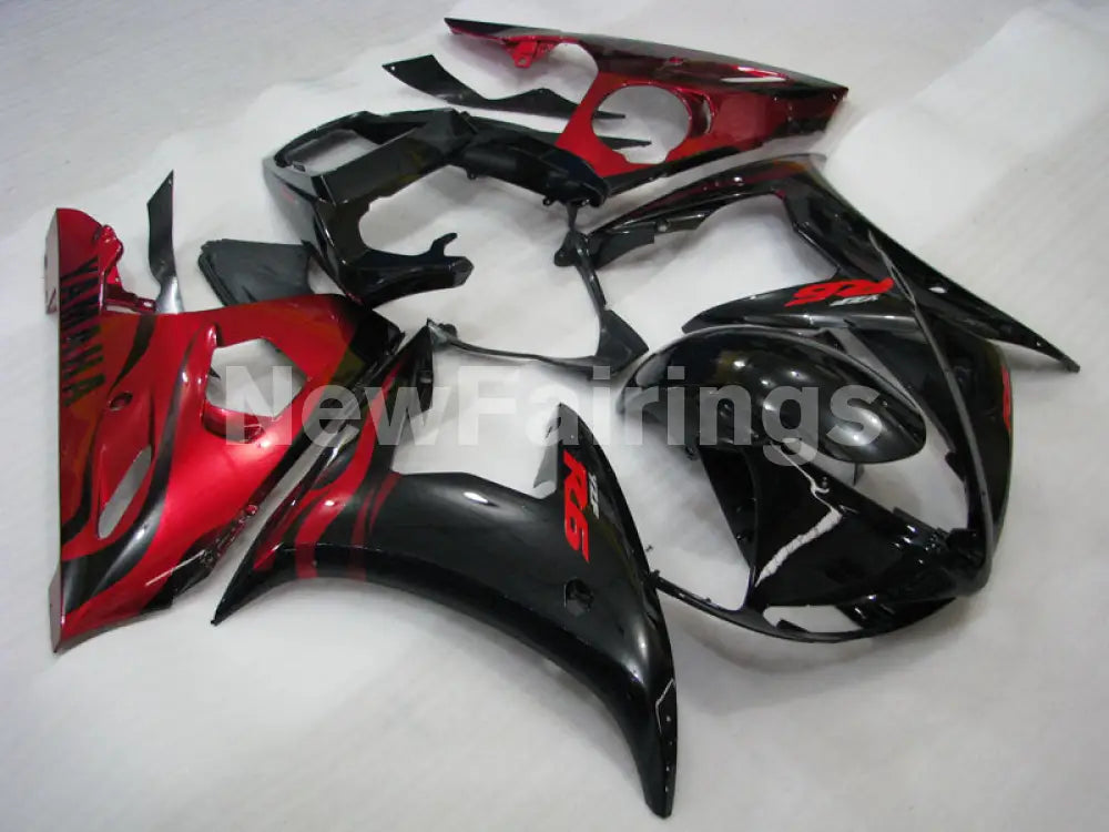 Black and Red Factory Style - YZF-R6 03-04 Fairing Kit Vehicles & Parts > Vehicle Parts & Accessories > Motor Vehicle