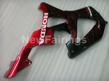 Laden Sie das Bild in den Galerie-Viewer, Black and Red Flame - CBR 929 RR 00-01 Fairing Kit