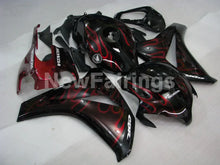 Laden Sie das Bild in den Galerie-Viewer, Black and Red Flame - CBR1000RR 08-11 Fairing Kit