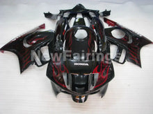 Laden Sie das Bild in den Galerie-Viewer, Black and Red Flame - CBR600 F3 97-98 Fairing Kit